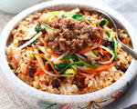 蔬菜拌饭