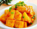 菠萝咕噜豆腐
