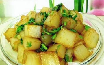 香菜炒凉粉