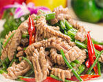 韭菜炒腰花