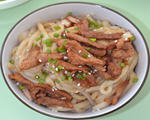 葱油肉丝面