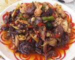 香辣鸭杂
