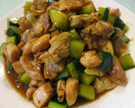酱爆蚬肉鸡丁