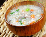 杂蔬瘦肉粥