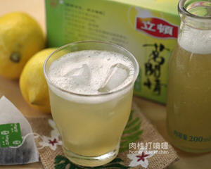 清凉蜂蜜柠檬绿茶