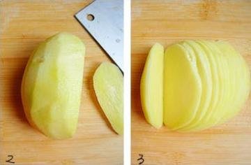 土豆切片方法图解