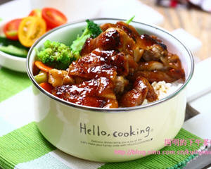 照烧鸡腿饭