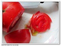 西红柿花的切法