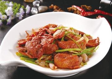 如何给老羊肉上浆变软嫩的...