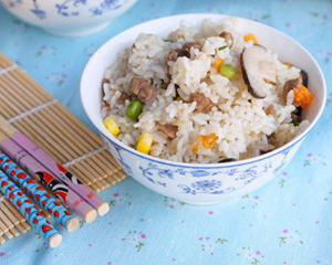 香菇牛肉焖饭