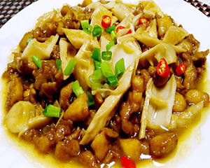 竹笋烧鸡腿肉