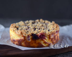 小酥粒水果奶酪蛋糕