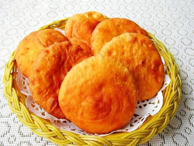起面油香、蒸油香和烫面油...