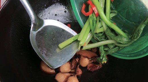 菜心炒腊肉7