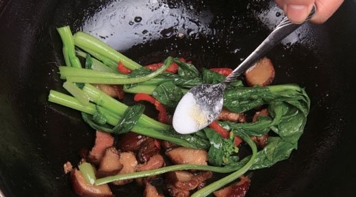 菜心炒腊肉9