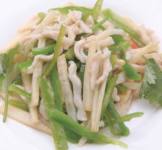 鸡丝青仔椒