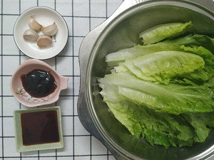 蚝油炝生菜1