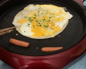 金黄的鸡蛋煎饼7
