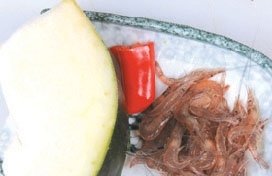 冬瓜炒白米虾1