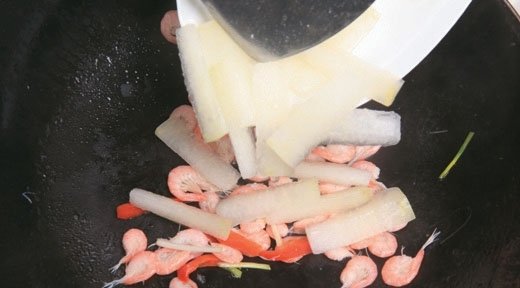 冬瓜炒白米虾9