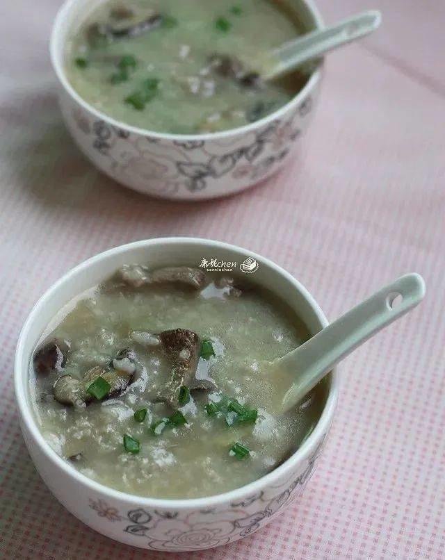 补气血、健脾养肝的【香菇猪肝粥】11