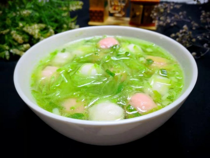 冬天喝【萝卜丝鱼丸汤】可...