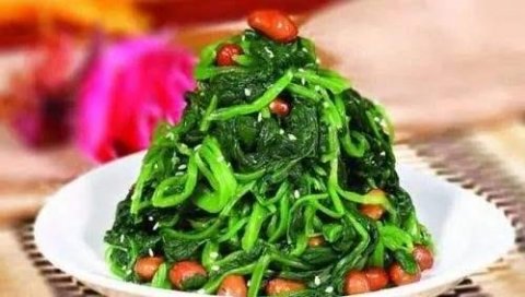 全家人都能吃的【炝拌菠菜...