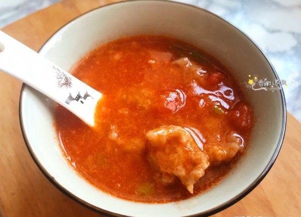健胃消食强筋骨吃【牛肉番茄羹】2