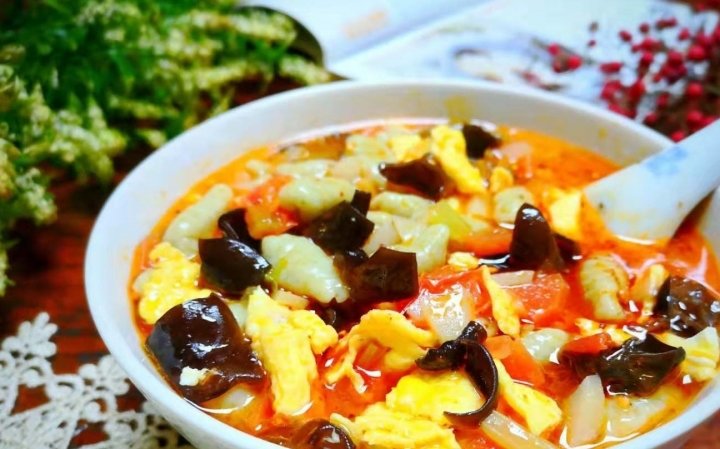 冬天来碗【绿麻食】劲道又...