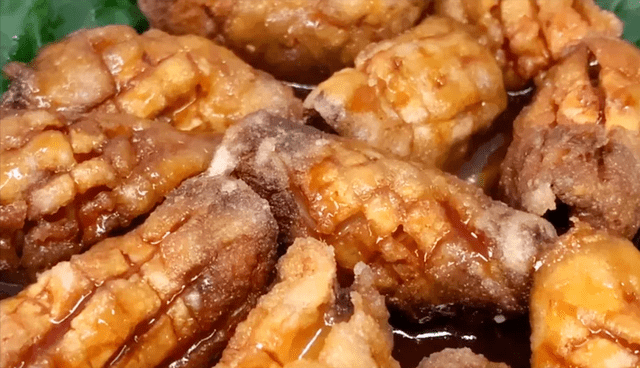 【香菇酿牛肉】金黄酥脆，...