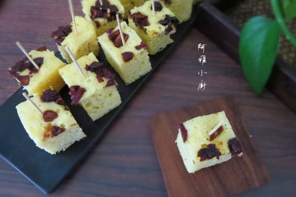 健脾益胃长得高，可以吃【山药红枣鸡蛋糕】3