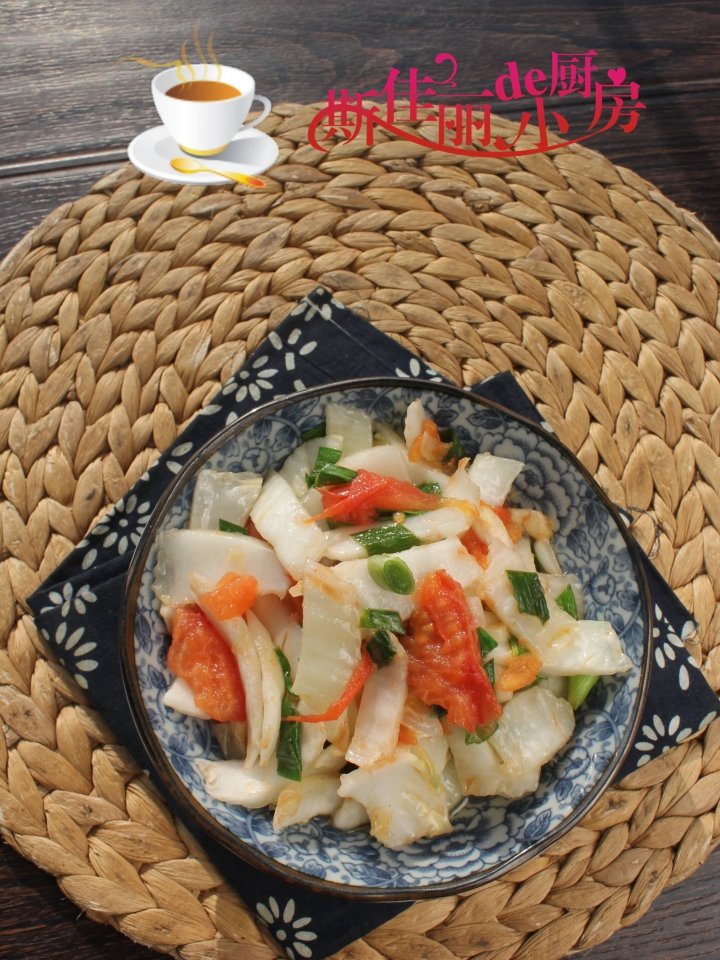 入冬后多吃【番茄炒大白菜梗】，润燥美肤又便宜鲜美5