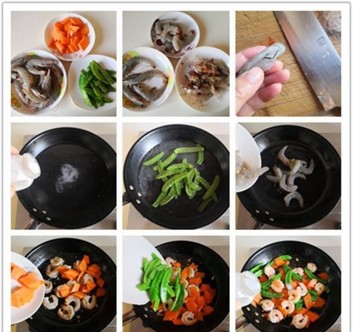 冬天进补吃【胡萝卜荷兰豆炒虾仁】鲜美又营养4