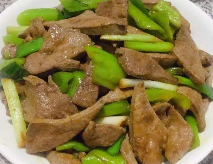 冬天怕冷多吃【青椒炒猪肝】明目补血气色更好1