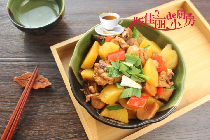 冷天【土豆杏鲍菇炖鸡腿】...