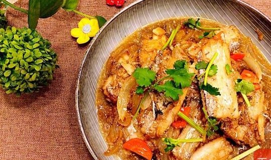 最佳食疗佳品，油润肥美的【葱姜爆带鱼】10