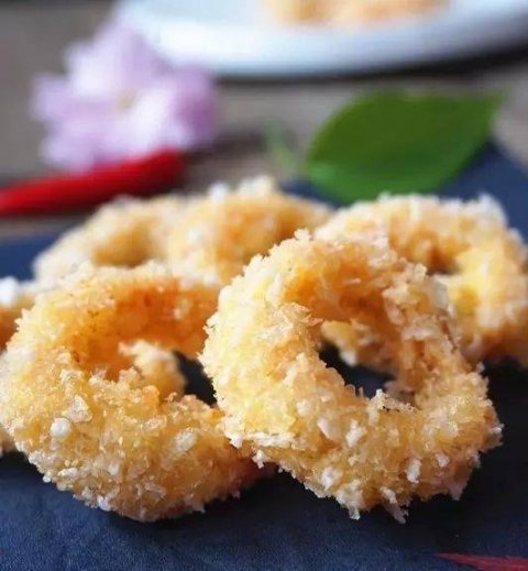 教你鱿鱼圈怎么炸-鱿鱼圈...