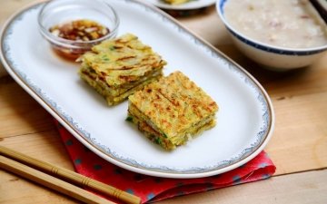 河南二月二吃的煎饼怎么做-煎馅子的做法4