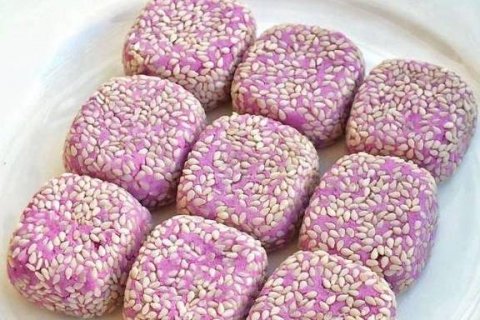 奶香紫薯方饼怎么做-奶香...