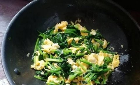 保护视力吃什么-菠菜炒鸡蛋的做法9