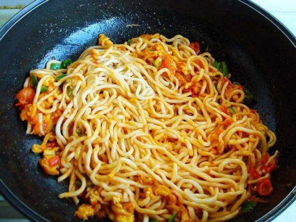 拉条子拌面的菜怎么炒-拉条子面的做法13