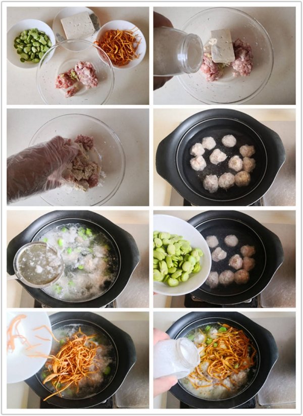 豆腐丸子汤怎么做好吃-豆腐丸子汤的家常做法2