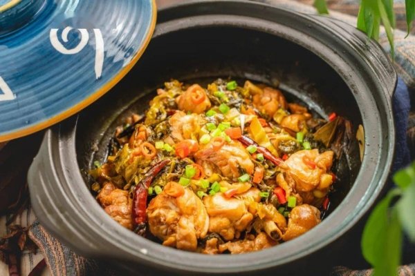 酸菜炖鸡腿怎么做好吃窍门-酸菜鸡腿煲的做法14