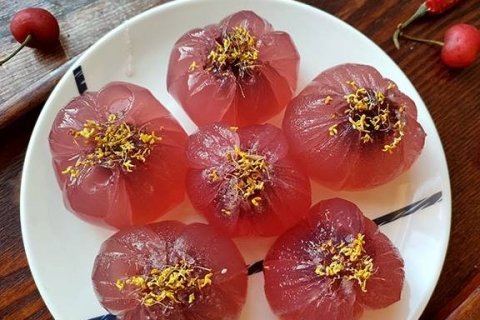 冰粉怎么做好吃-杨梅冰粉...