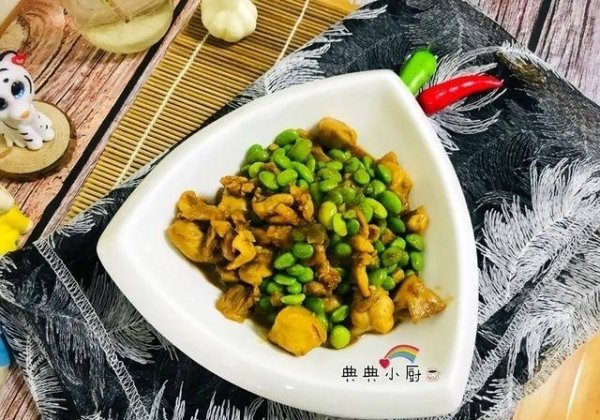 毛豆米烧鸡腿肉怎么烧好吃-毛豆米烧鸡腿肉的做法7