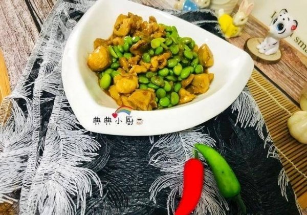 毛豆米烧鸡腿肉怎么烧好吃-毛豆米烧鸡腿肉的做法8