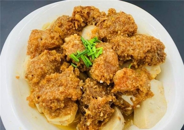 吃什么可以防止龋齿-芋头蒸排骨的做法1
