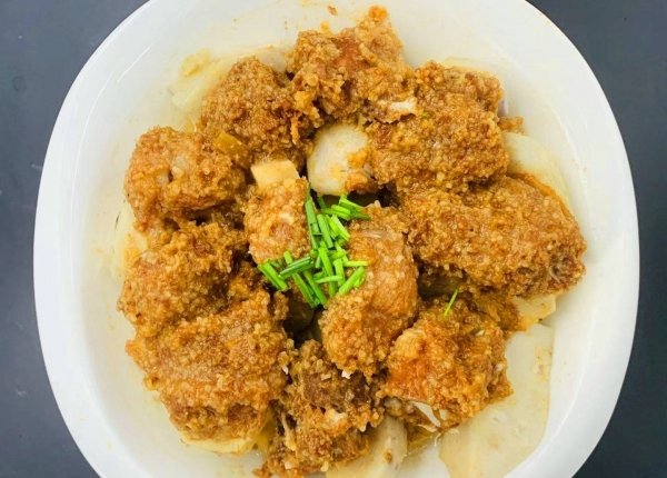 吃什么可以防止龋齿-芋头蒸排骨的做法6