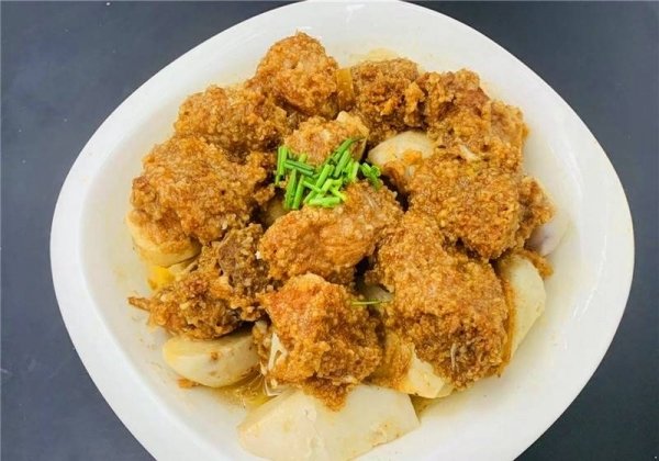 吃什么可以防止龋齿-芋头蒸排骨的做法7