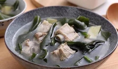 海带排骨汤什么时候放海带